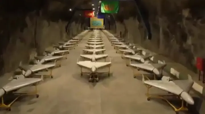 DEATH VAULTS Iran shows off underground ‘Missile City’ of suicide drones & rockets wreaking havoc across Middle East in chilling vid