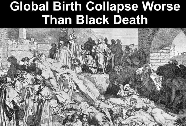 Global Birthrate Collapse Will Be Worse than The Black Death
