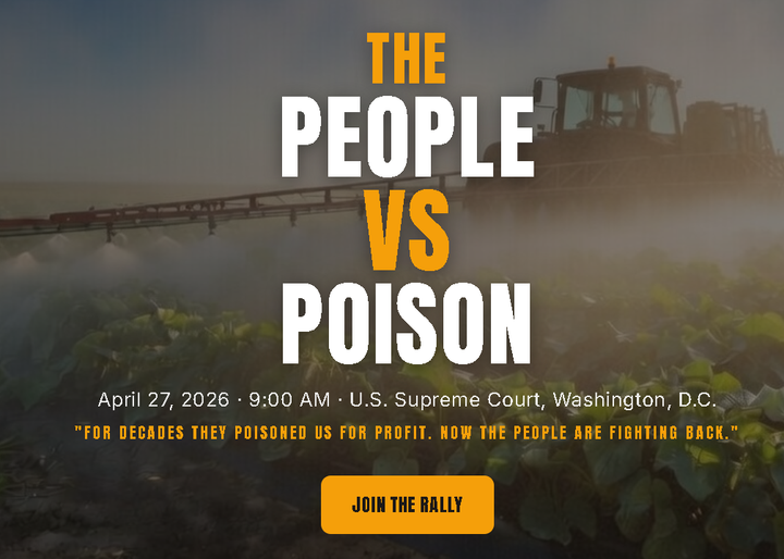 The People Vs. The Poison Rally - April 27th, 9:00 AM - Supreme Court Building - District of Criminals