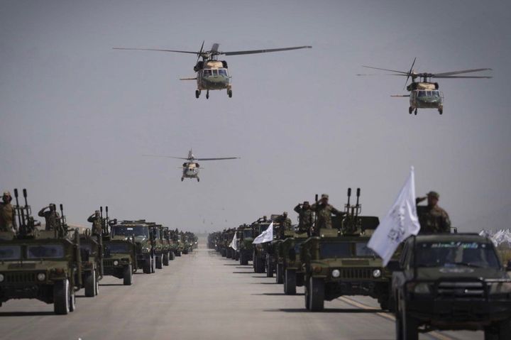 Taliban Flexes US Weapons In Military Parade, Left Behind By Biden-Harris' Botched Afghan Exit