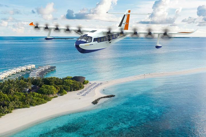 370-mile hydrogen-electric seaplane set to clean up island hopping