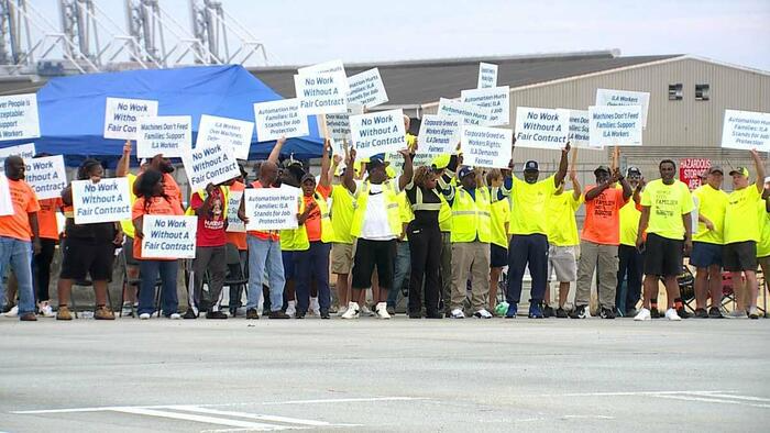 Shipping Stocks Sink After US Port Strike Resolves With Short-Term Deal