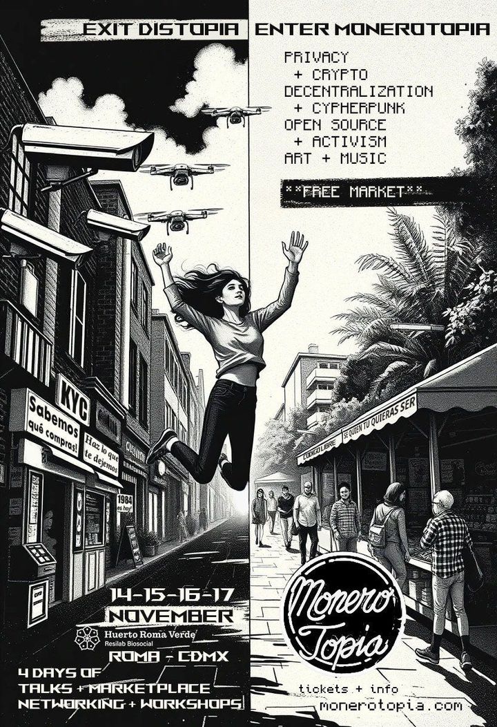Monerotopia 2024 Conference – Roma, Mexico City November 14th-17th