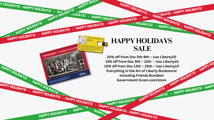Holiday Sale on Art of Liberty Foundation Books & Merch
