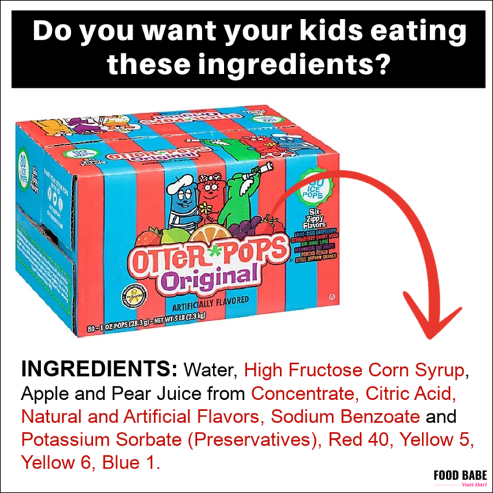 Is there a healthy Popsicle? Watch out for these ingredients!