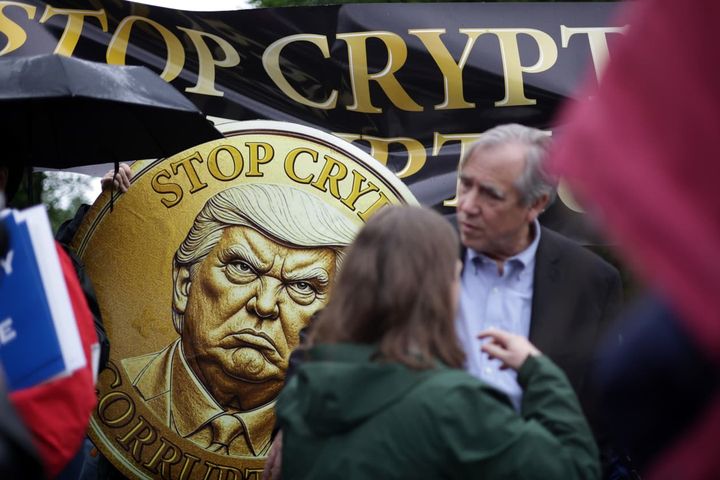 Trump’s meme coin is down 80% since his first event promoting it. He’s holding another gala for it this weekend.