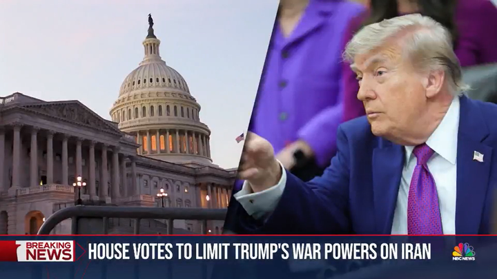 House votes to rebuke Trump over war with Iran