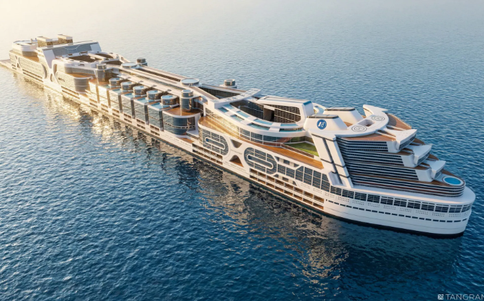 Seasteading: Freedom Ship - Nearly a mile long and 80,000 on board – welcome to the first floating city