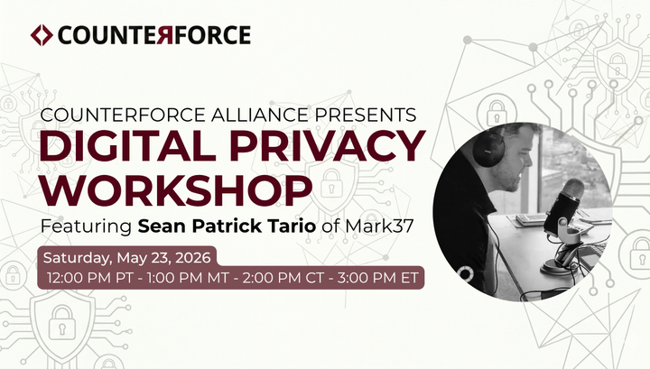 Digital Privacy Workshop- Online - Sat May 23rd
