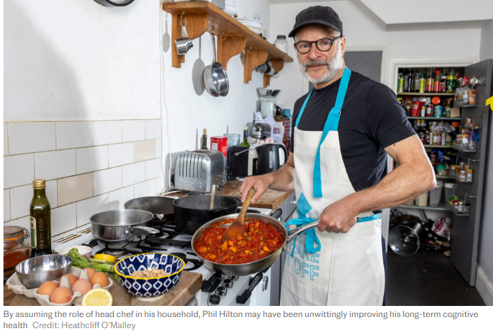 Why cooking one meal a week at home reduces your dementia risk