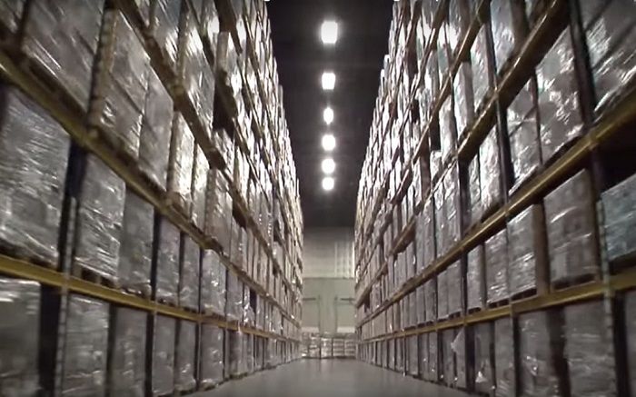 Inside a secret government warehouse prepping for societal collapse with medical supplies for public health emergencies