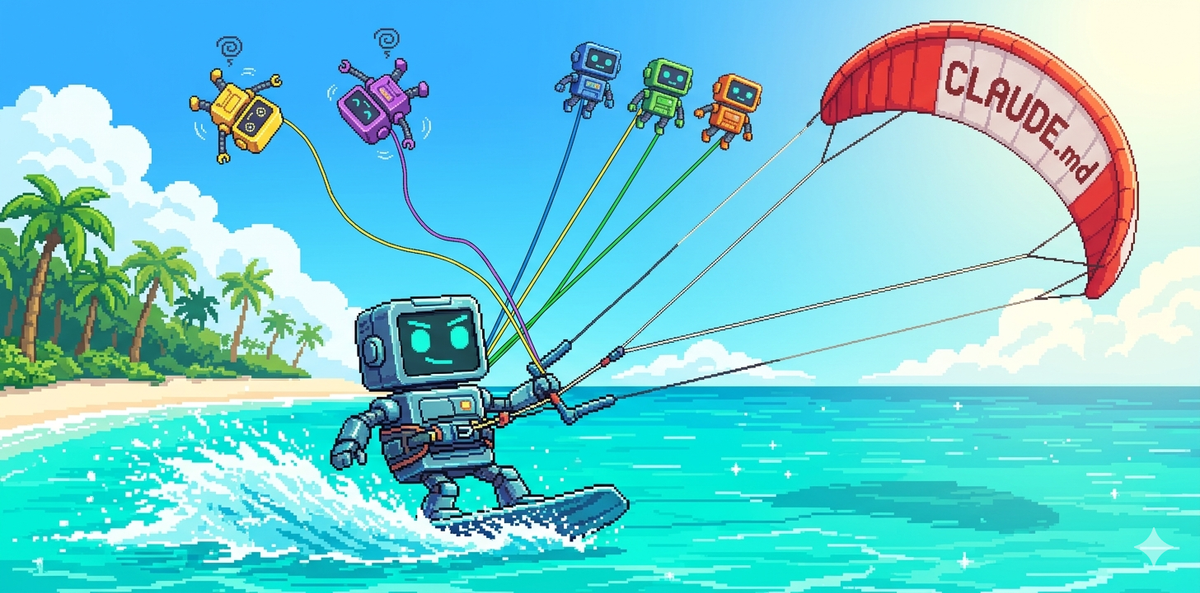 My Harness: How I stopped babysitting AI and went kitesurfing.