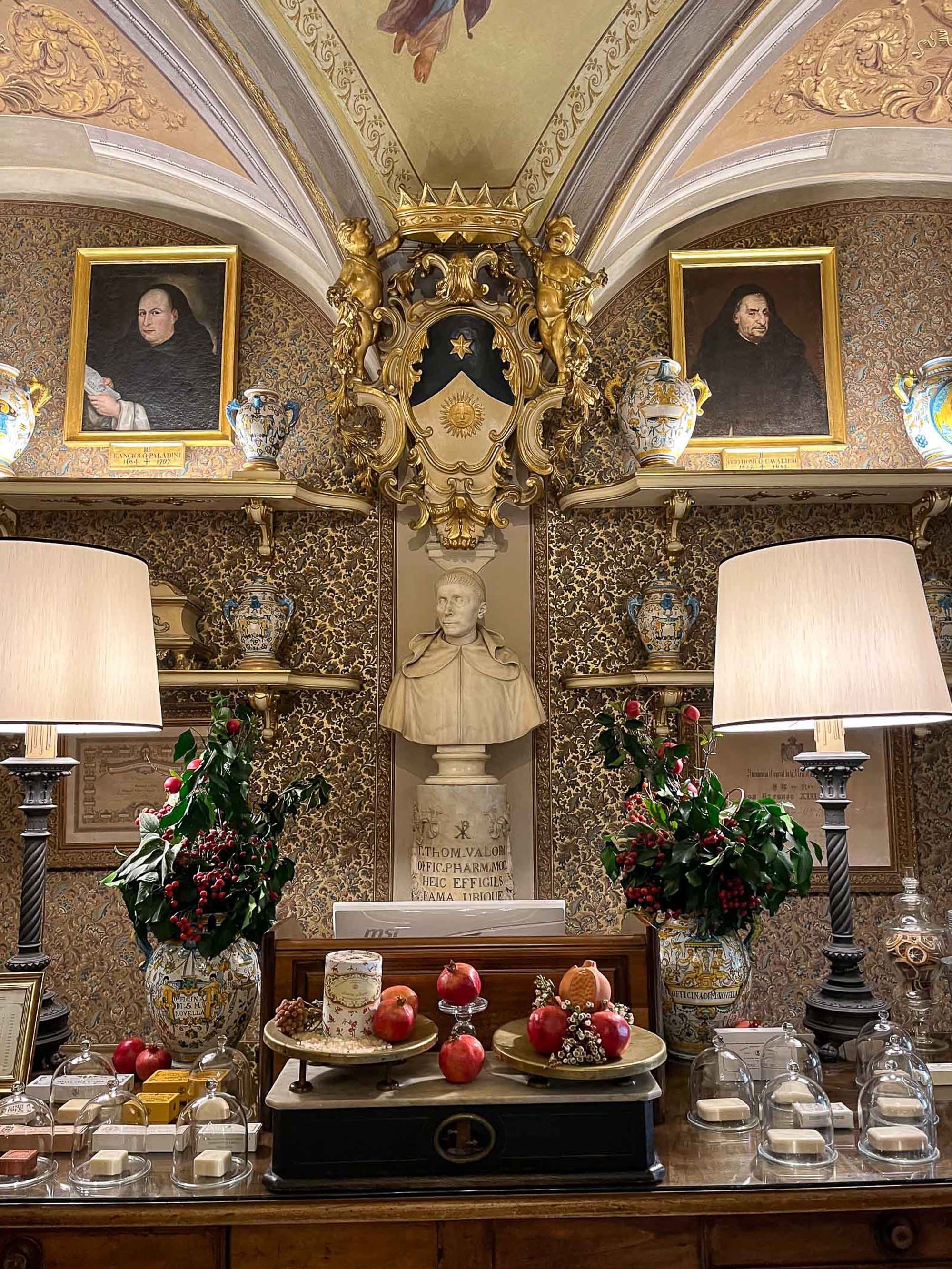 Interior of Santa Maria Novella Pharmacy