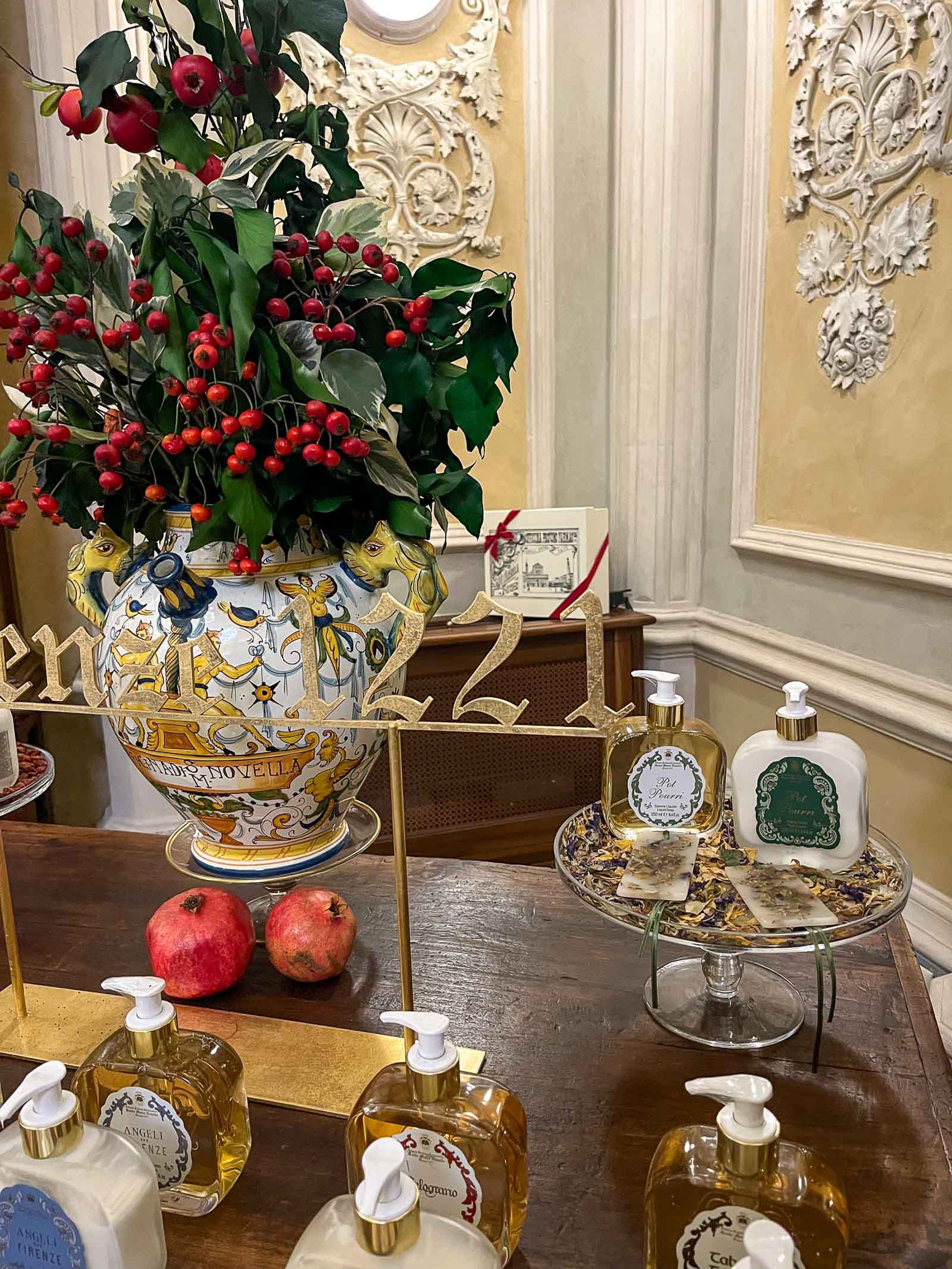 Best products at Santa Maria Novella in Florence, Italy