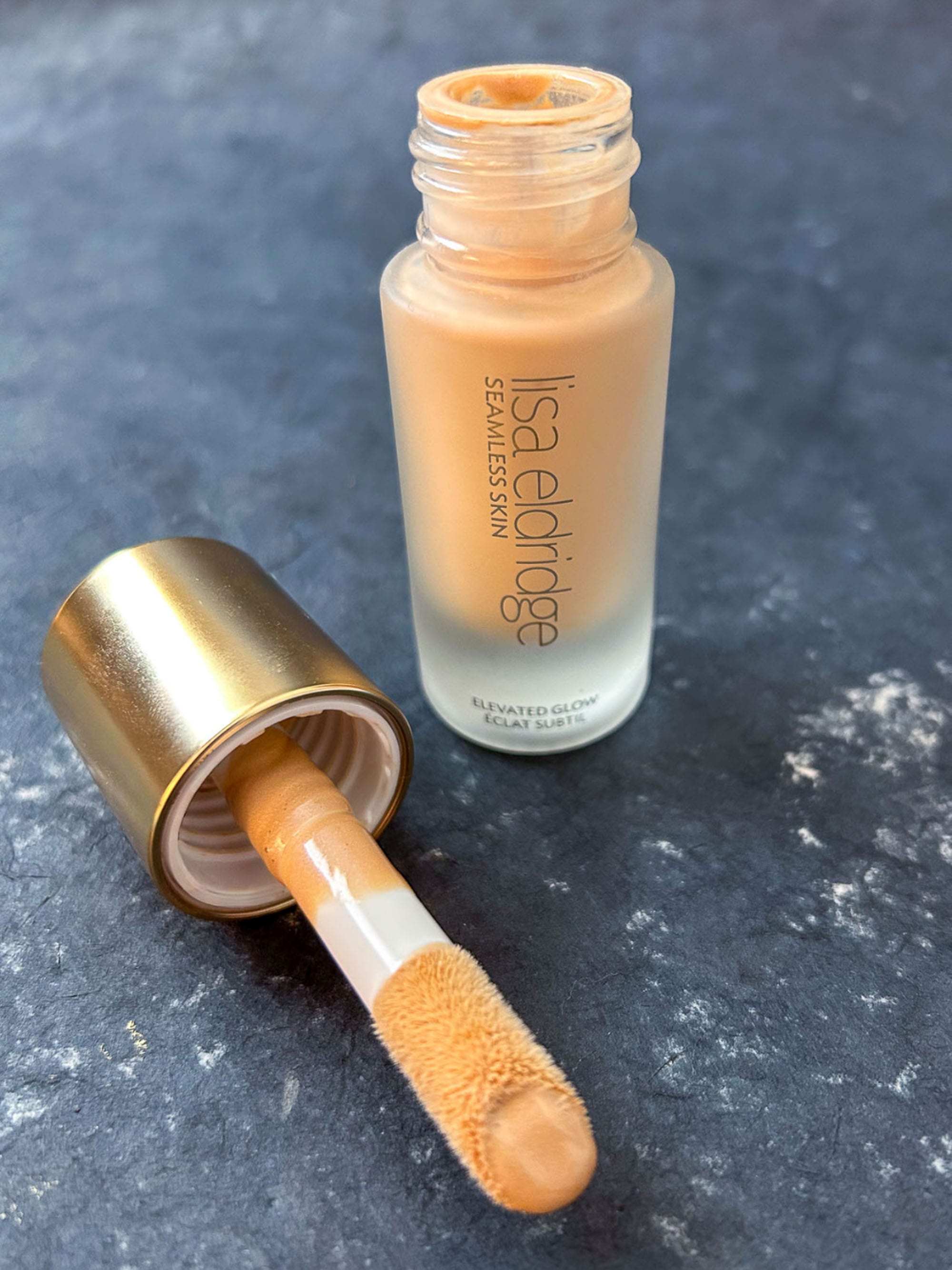 A bottle of Lisa Eldridge Elevated Glow Highlighter in the shade Crystal Nebula