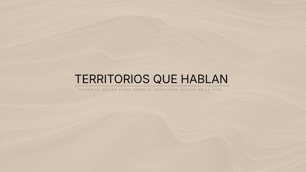 Presentación de Territorios que hablan