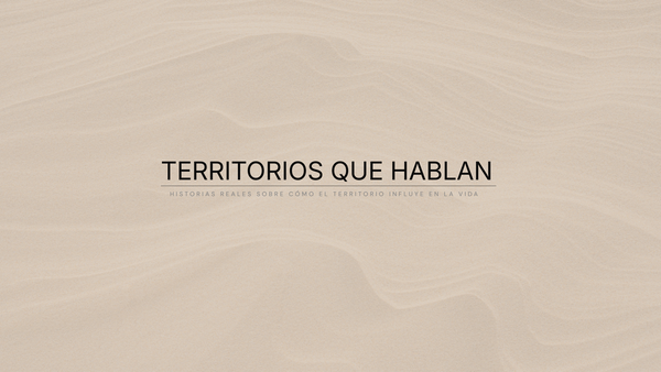 Presentación de Territorios que hablan