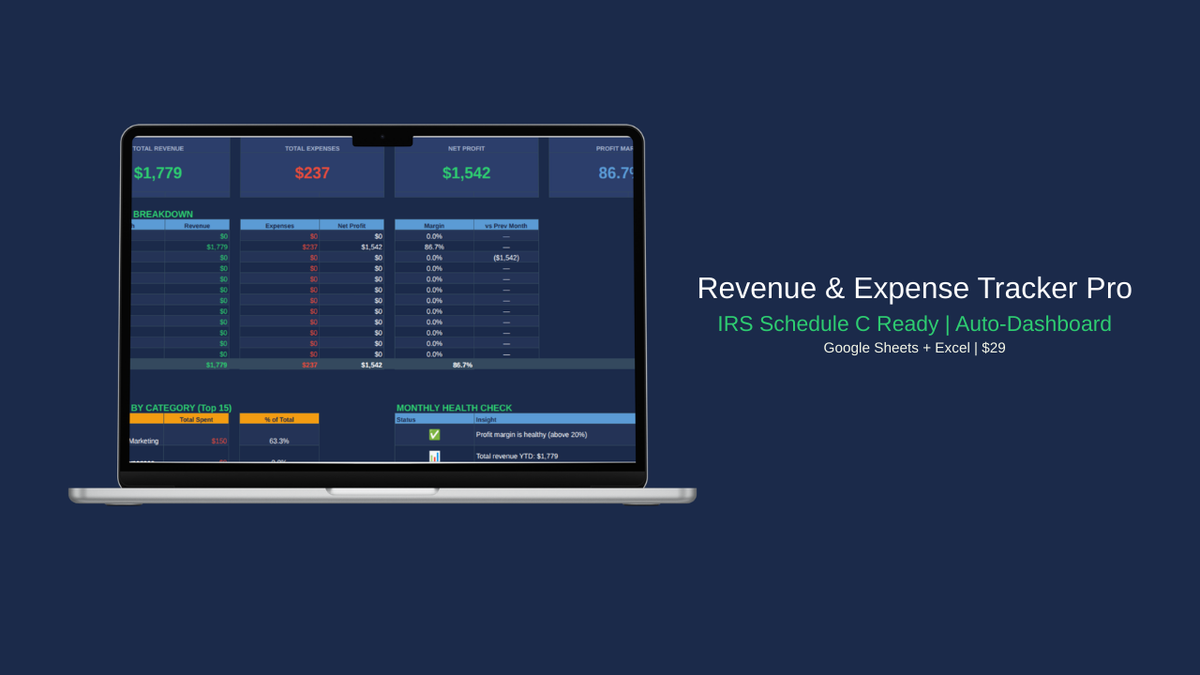I Built a $29 Expense Tracker That Replaces Your $30/Month Accounting App