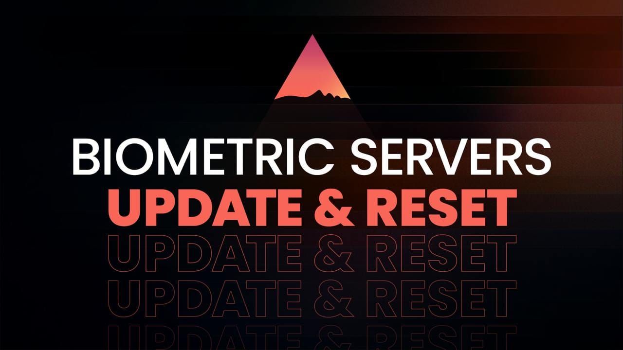 Regular Biometric Servers Rescheduled in about 2 hours
