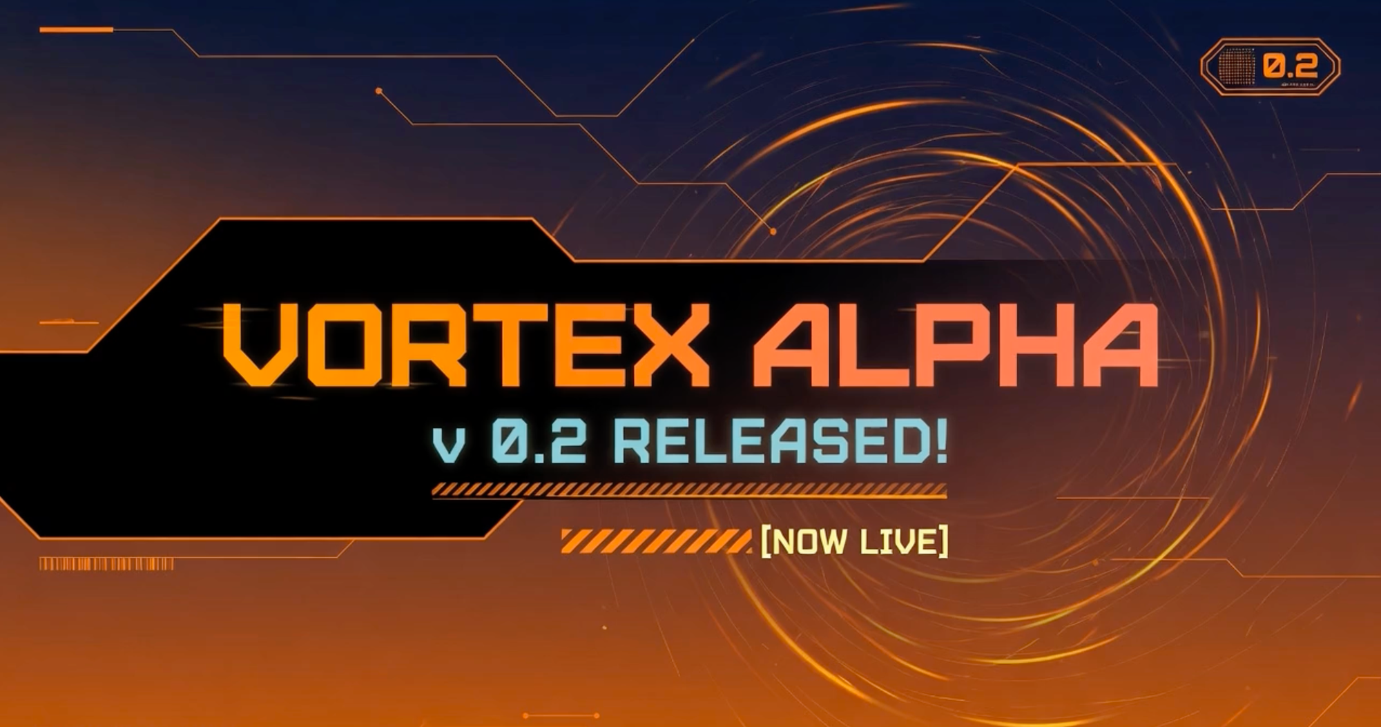 Vortex Alpha v0.2 - The UI/Design Overhaul