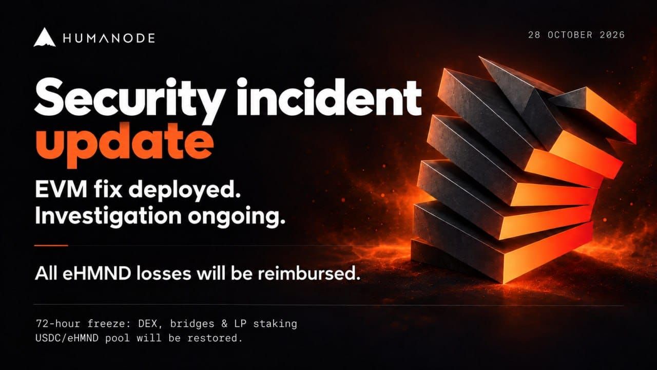Humanode incident response and recovery update