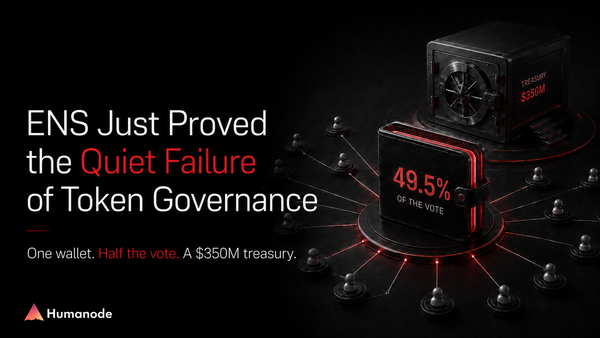 ENS Just Proved the Quiet Failure of Token Governance