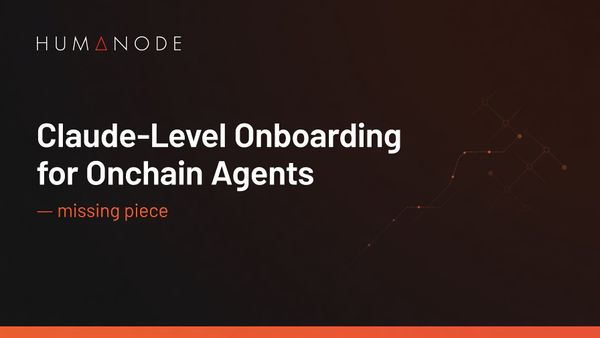 ChatGPT-Level Onboarding for Onchain Agents: The Missing Piece for Agentic Commerce