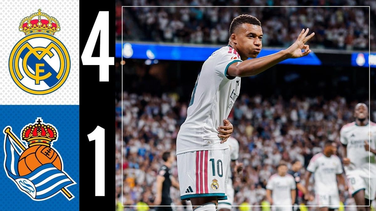 【赛事集锦】皇家马德里 4-1 皇家社会 | 西甲联赛
