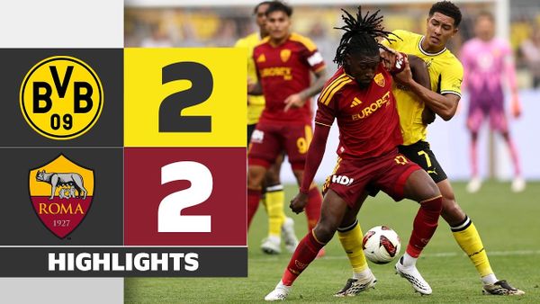【赛事集锦】多特蒙德 vs 罗马 2-2