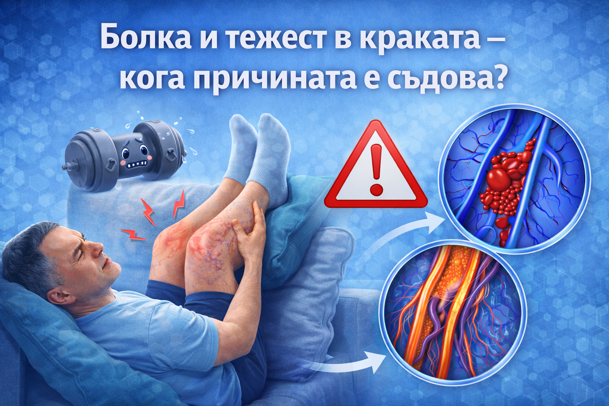 Болка и тежест в краката – кога причината е съдова?