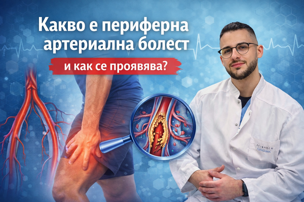 Какво е периферна артериална болест и как се проявява?