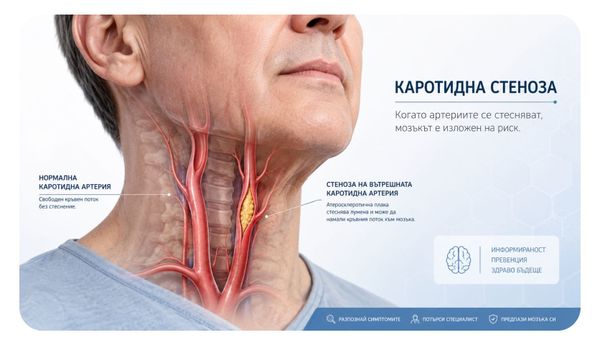 Стенози на сънните артерии-кога рискът за мозъка става реален?