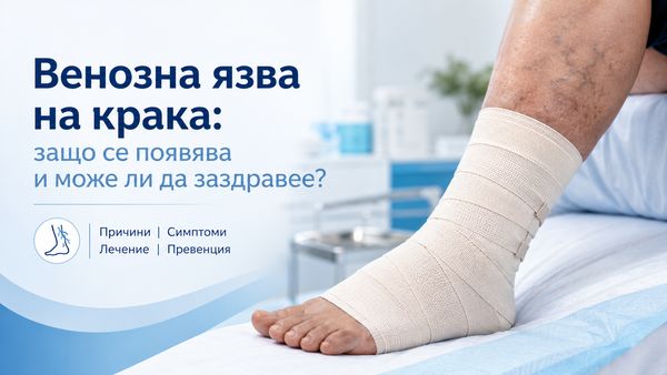 Венозна язва на крака: защо се появява и може ли да заздравее?
