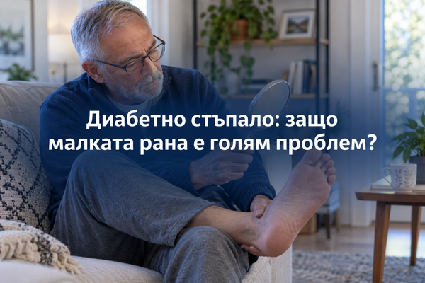 Диабетно стъпало: защо малката рана е голям проблем?