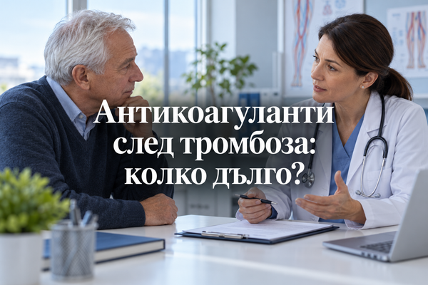 Колко дълго се приемат антикоагуланти след дълбока венозна тромбоза?