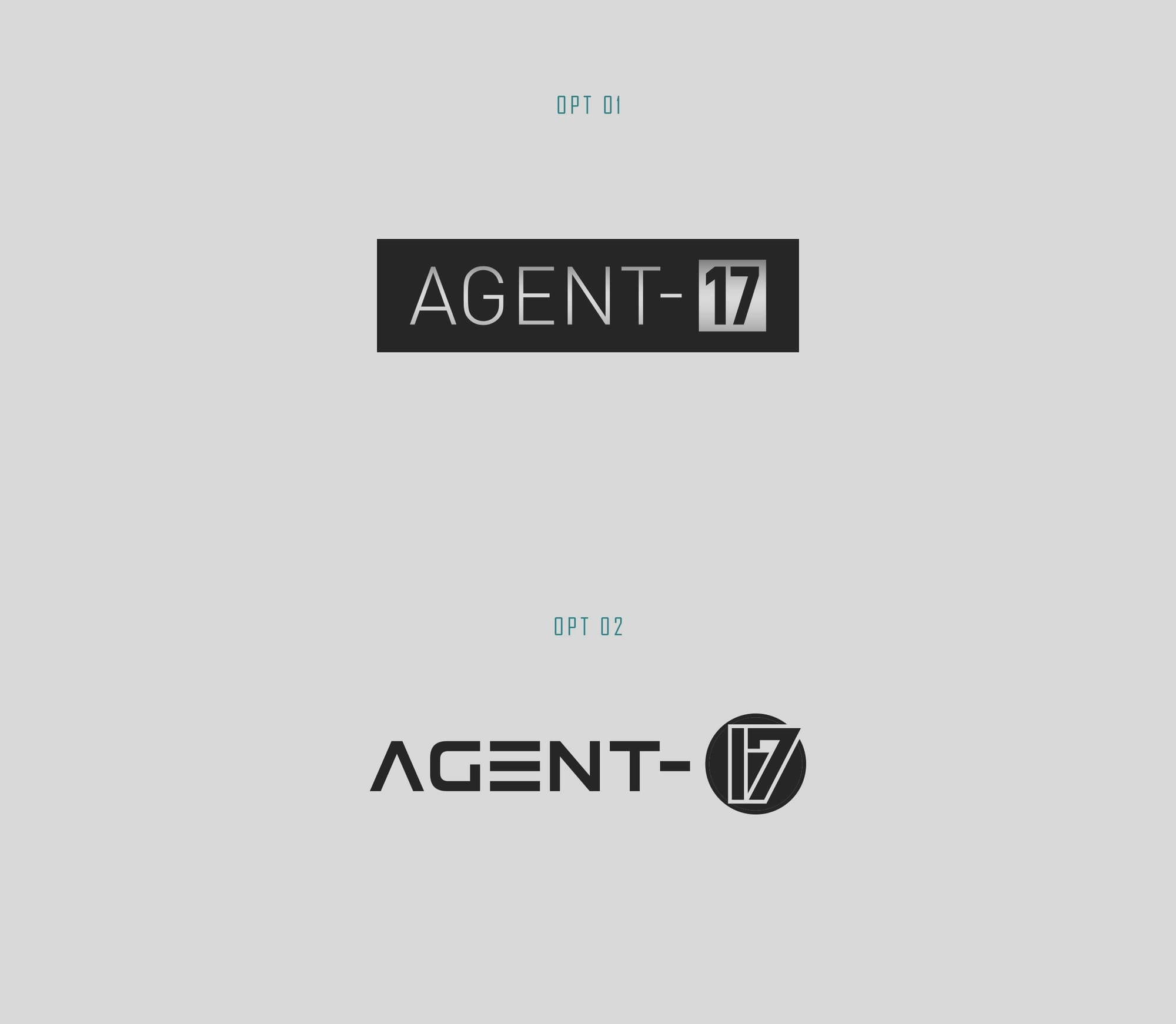 Agent-17 Logo Design Sheet