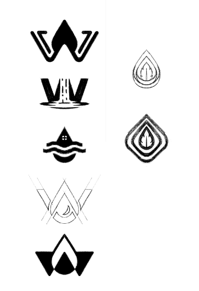 Initial hand‑drawn sketches