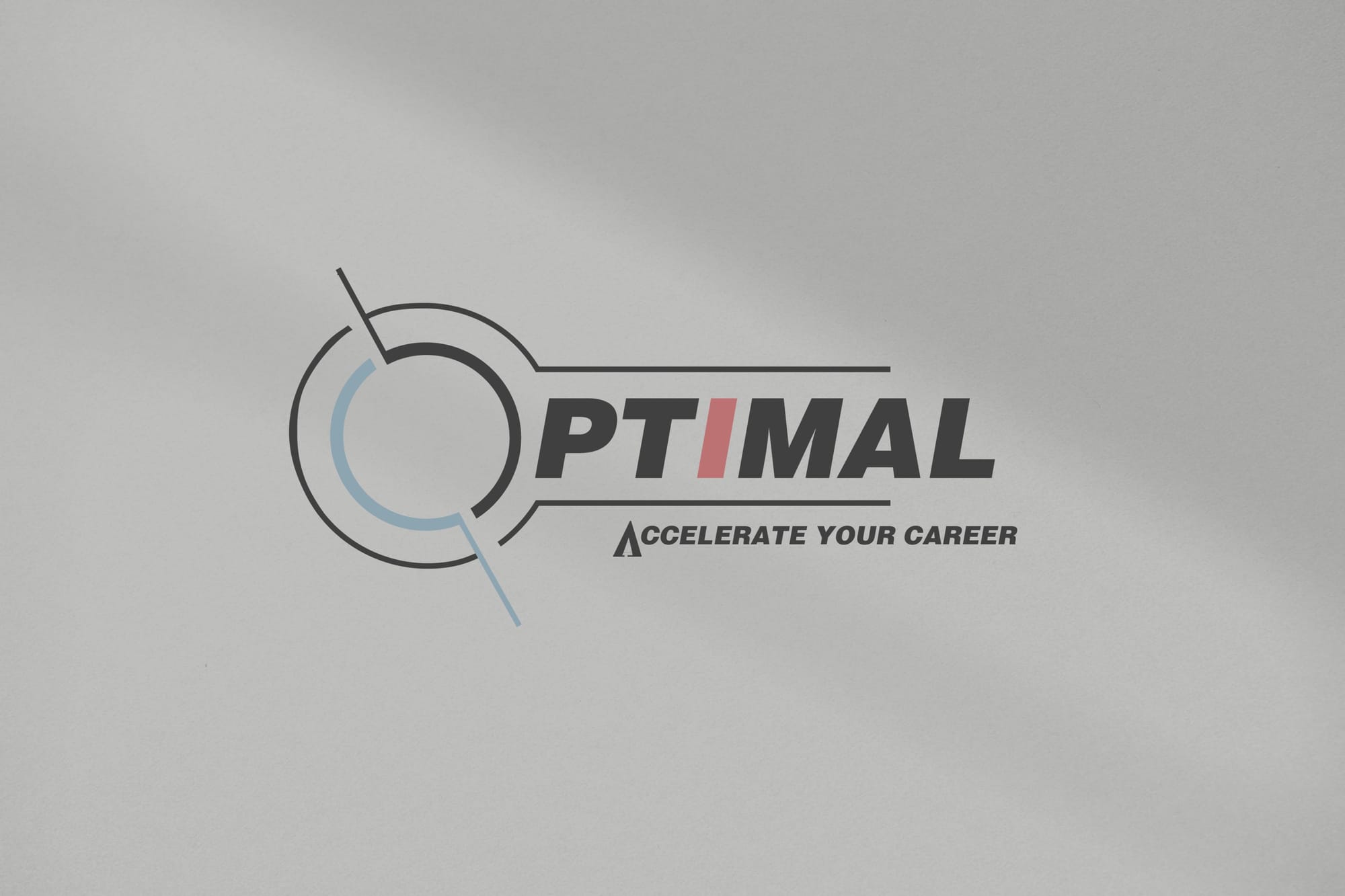 First design concept for Optimal logo