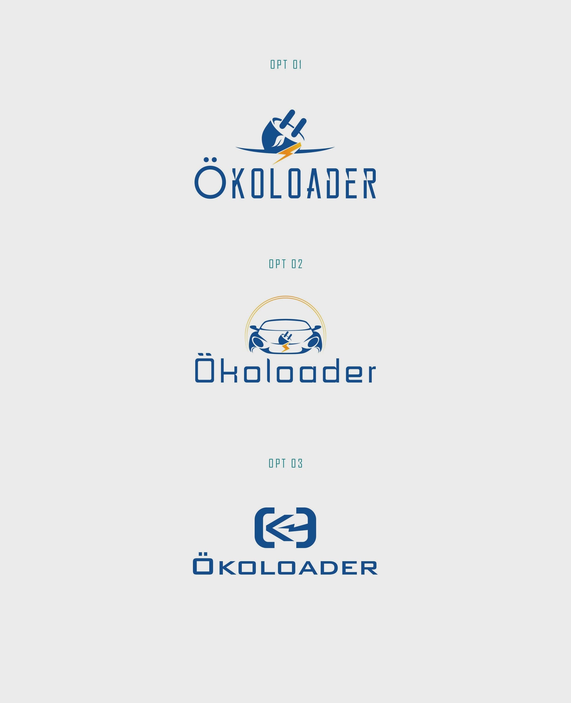 Initial Logo Concepts for Ökoloader