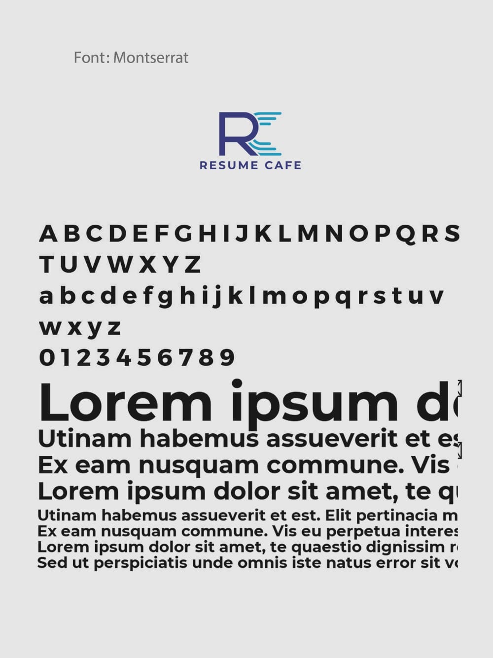 Montserrat font display