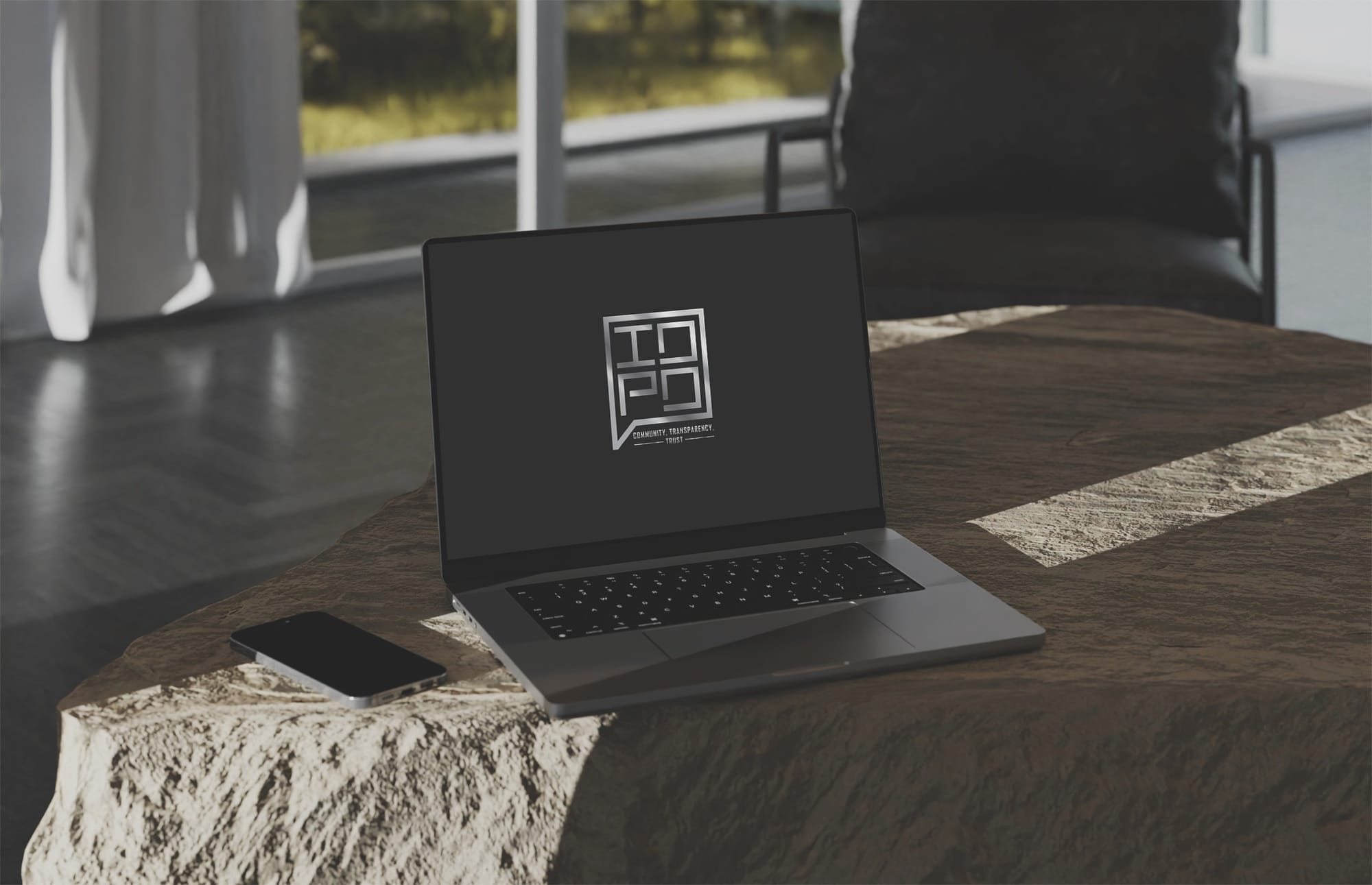 ID.PD Logo on Laptop