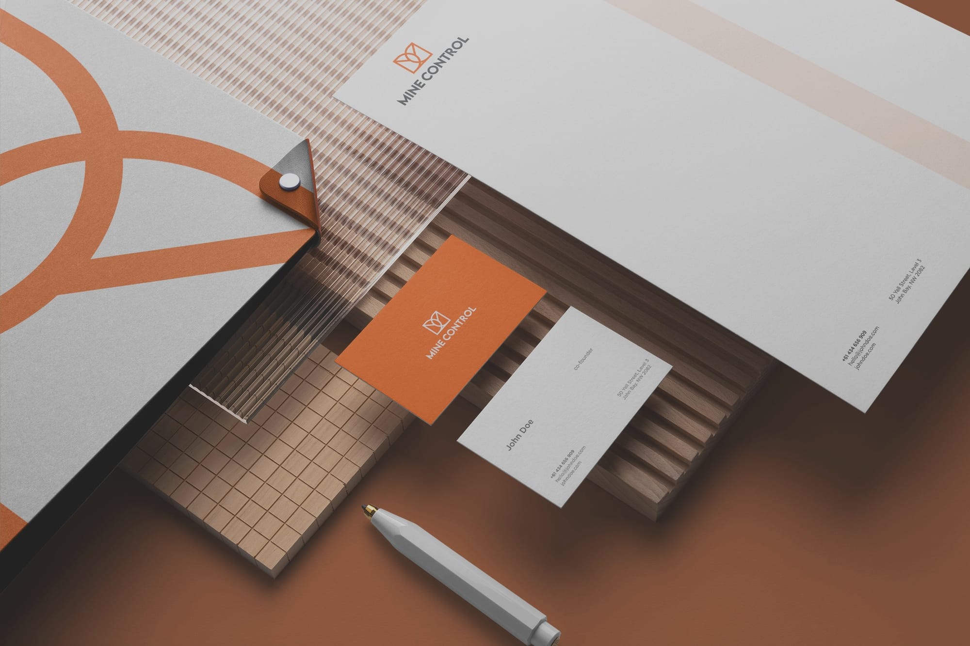 Mine Control Dash Branding Mockup