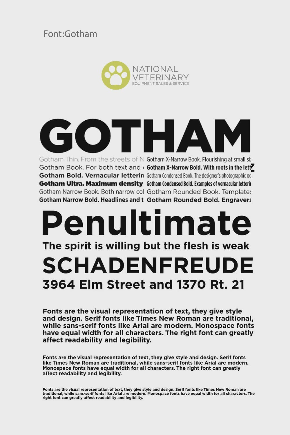 Gotham Regular Font