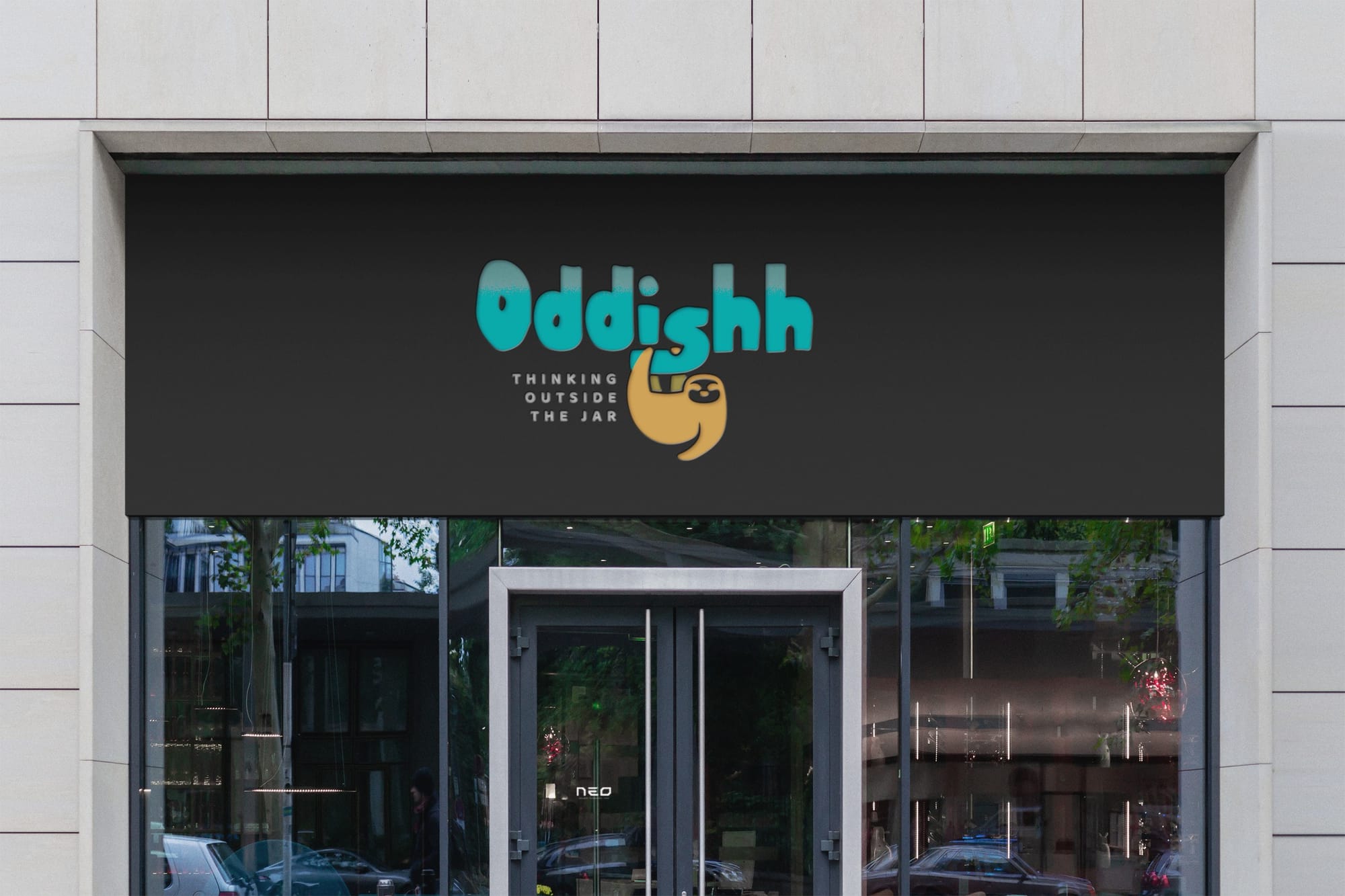 Final logo in mockup