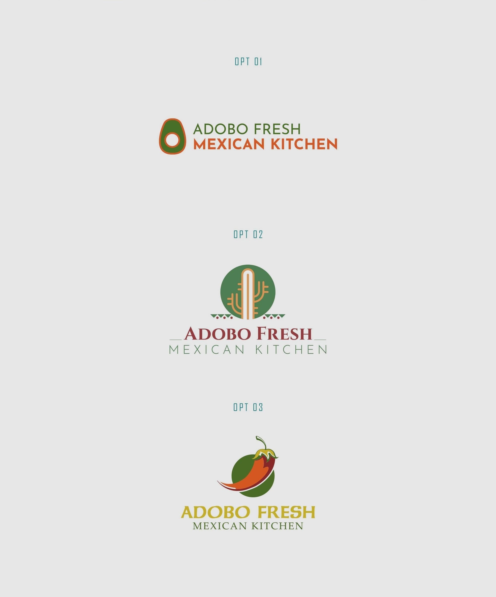 Logosheet showcasing initial design concepts