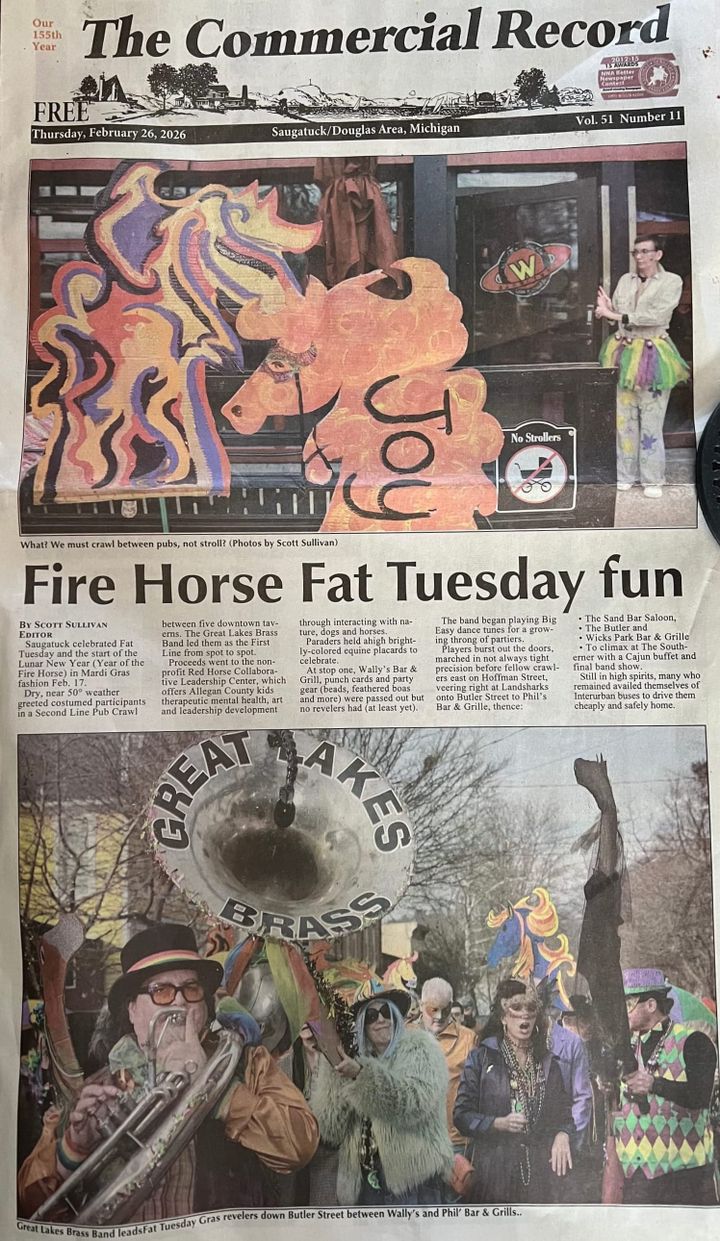 Fire Horse Fat Tuesday fun