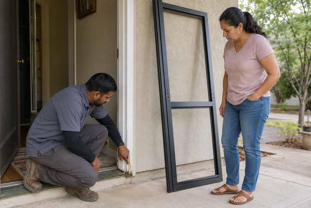 Why Door Frame Condition Matters Before Security Door Installation