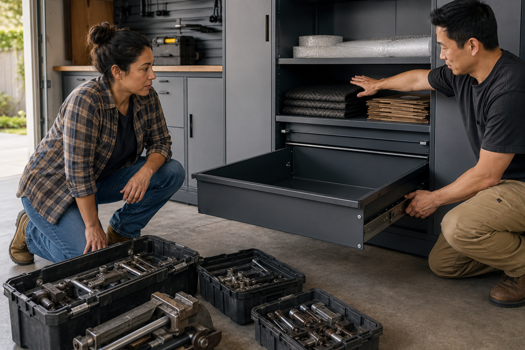 Why Weight Capacity Matters Before Installing Garage Cabinets