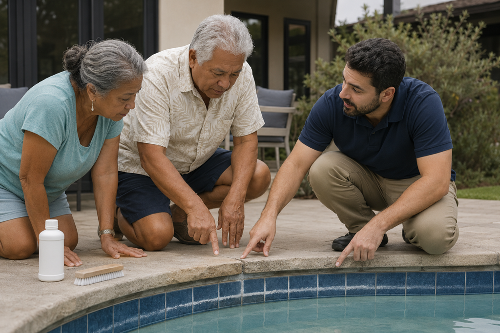 What New Pool Owners Should Understand About Pool Tile Care