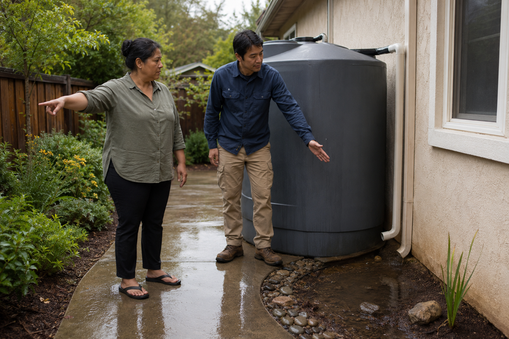 How Sacramento Homeowners Can Plan Rainwater Collection Around Real Yard Needs